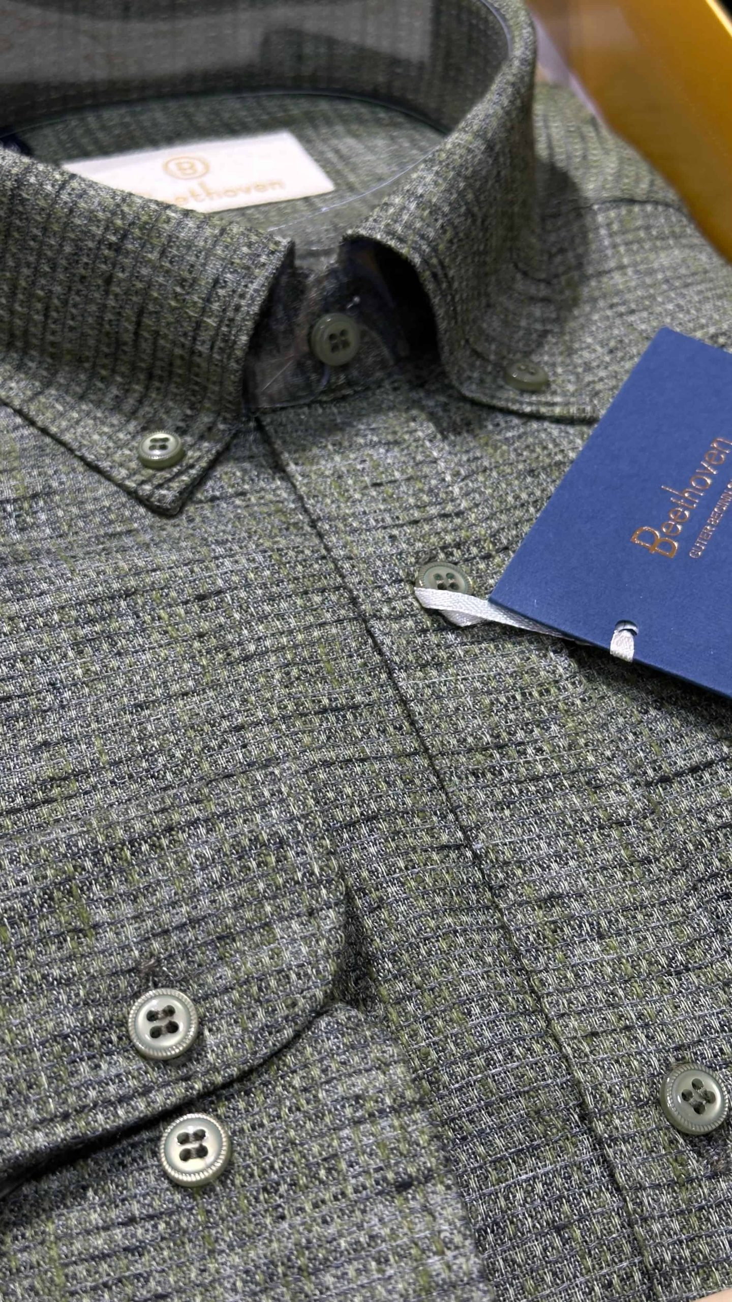 پیراهن آستین بلند مردانه Beethoven - کد 105