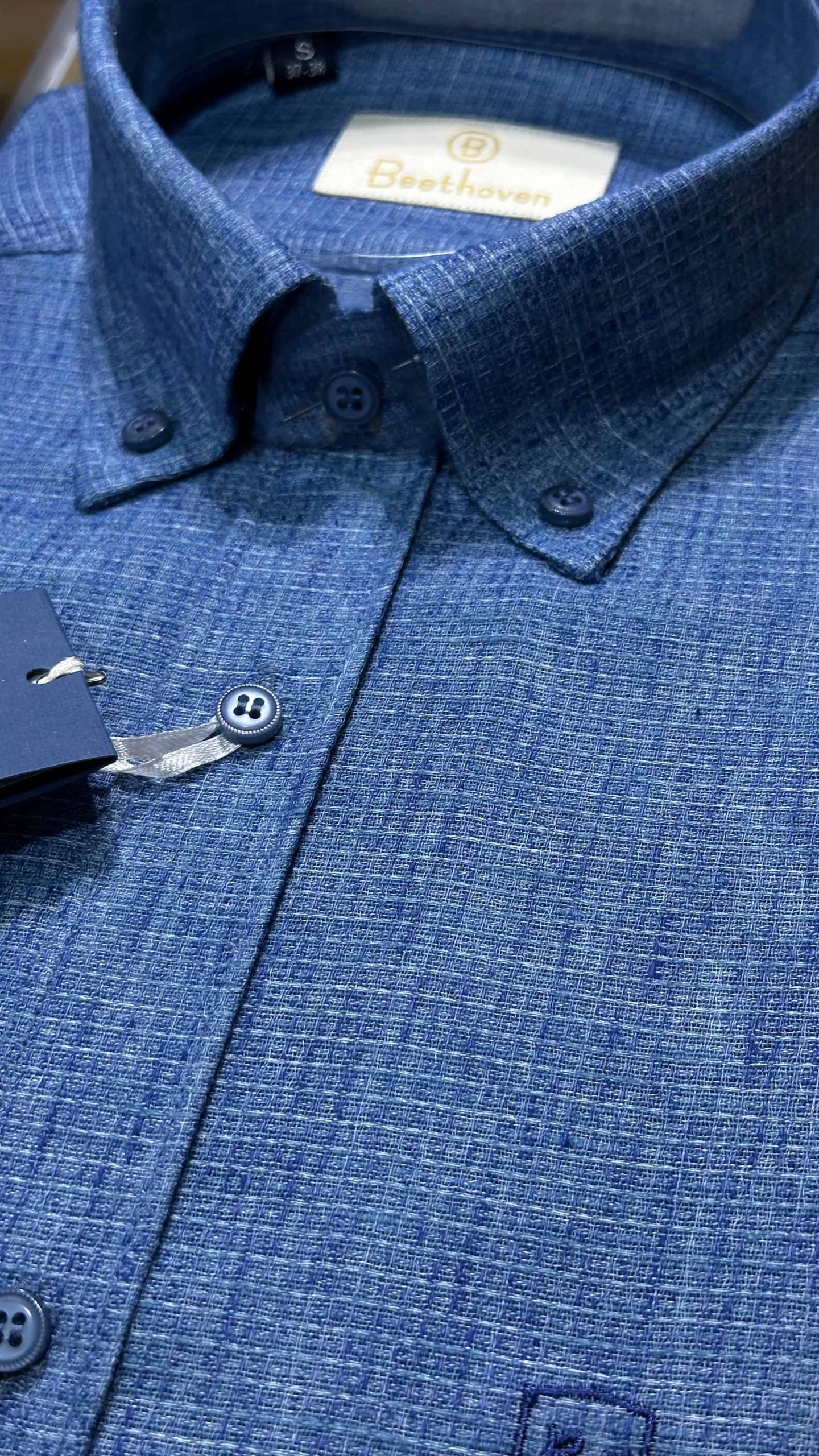 پیراهن آستین بلند مردانه Beethoven - کد 103