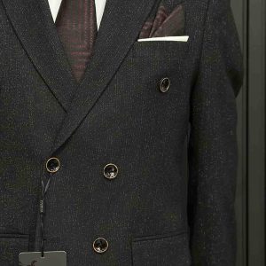 کت و شلوار دبل برست مکین - کد 504